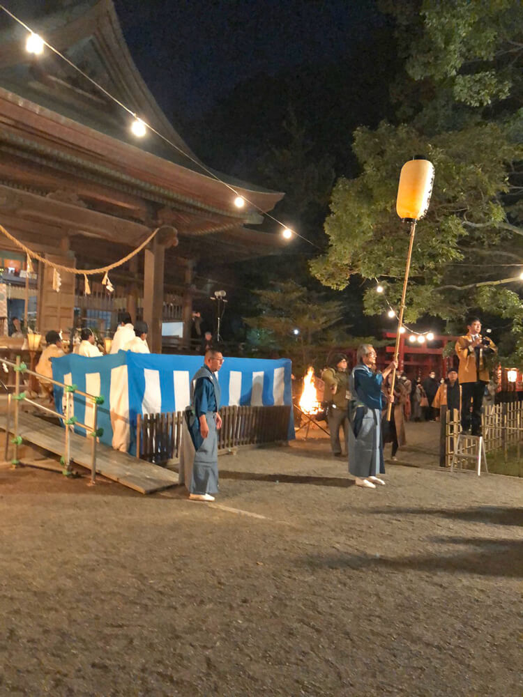 浜松八幡宮の追儺式の様子1