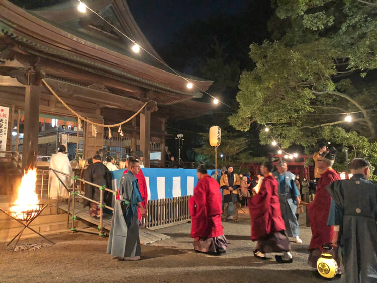 浜松八幡宮の追儺式の様子3