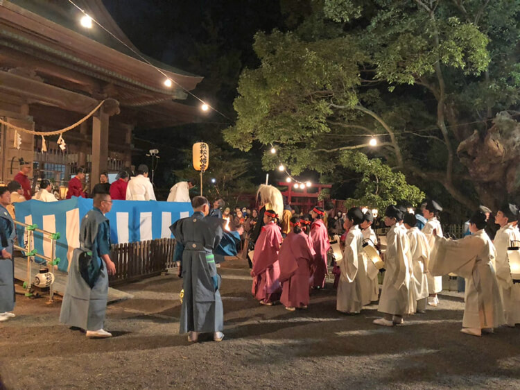 浜松八幡宮の追儺式の様子4