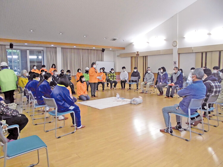 曳馬阿弥陀町の地域防災訓練の様子7