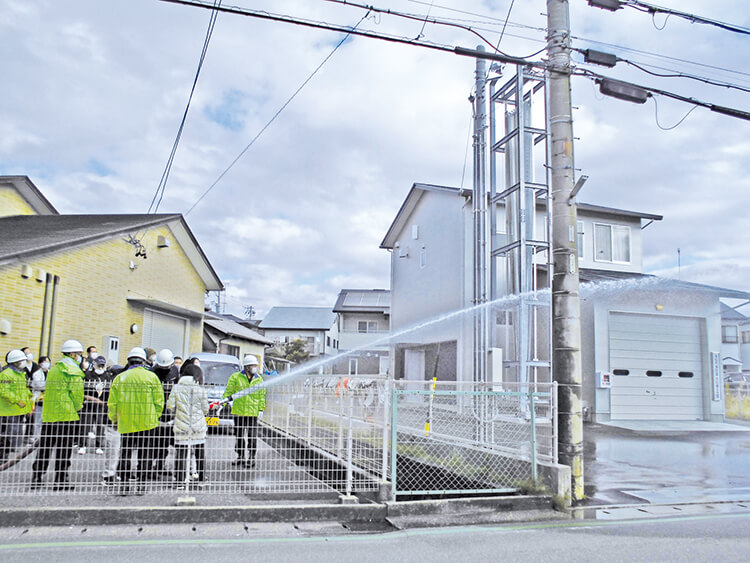 曳馬阿弥陀町の地域防災訓練の様子8
