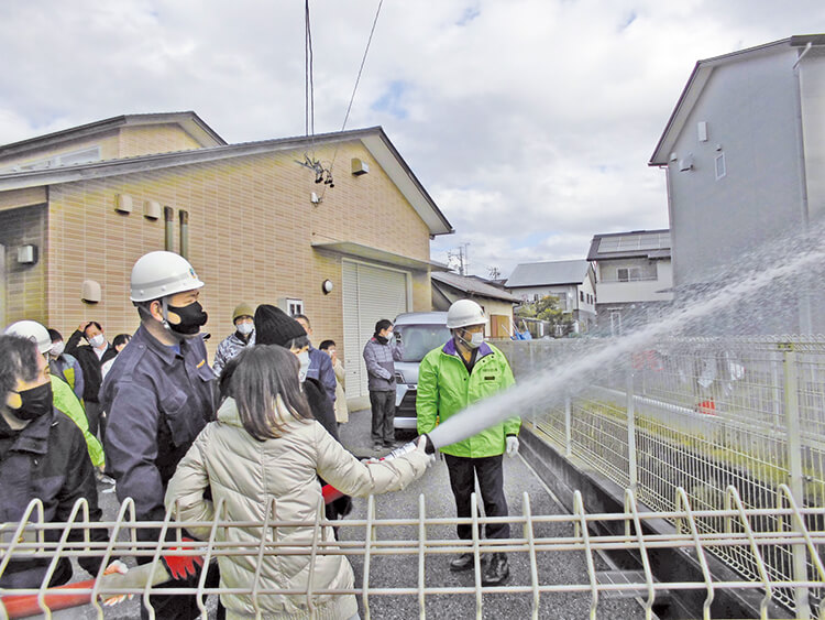 曳馬阿弥陀町の地域防災訓練の様子9