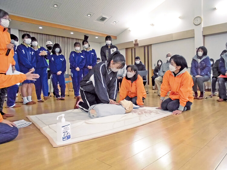 曳馬阿弥陀町の地域防災訓練の様子13