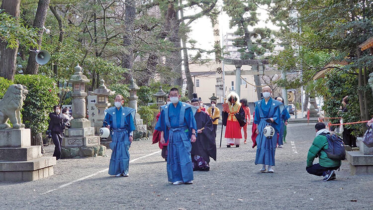 浜松八幡宮追儺式の様子1