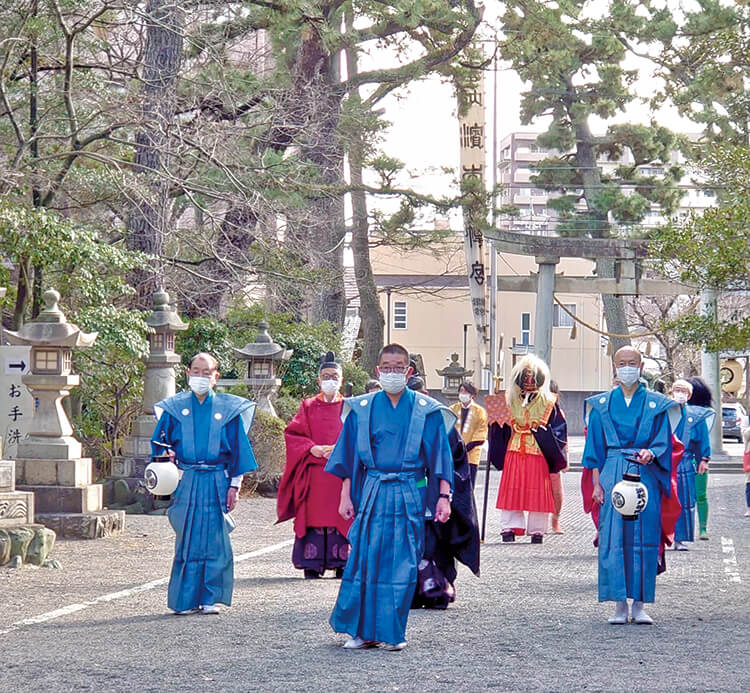 浜松八幡宮追儺式の様子4