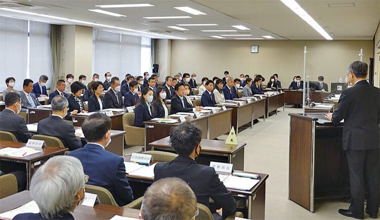 初議会打合会の様子