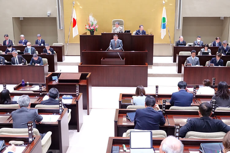 浜松市議会の一般質問の様子03