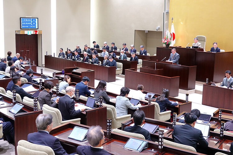 浜松市議会の一般質問の様子05